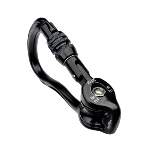 Rota SG Pulley Carabiner - Black 2 Rota SG Pulley Carabiner - Black - Image 2