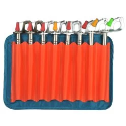 Ice Screw Storage Bag -Kailas Gear Sales Store kailas IcePitonStorageBag GreenishBlue KE372001A 10009 3