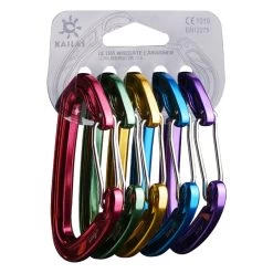 Ultra Lightweight Wire Gate Carabiner - 5 Set